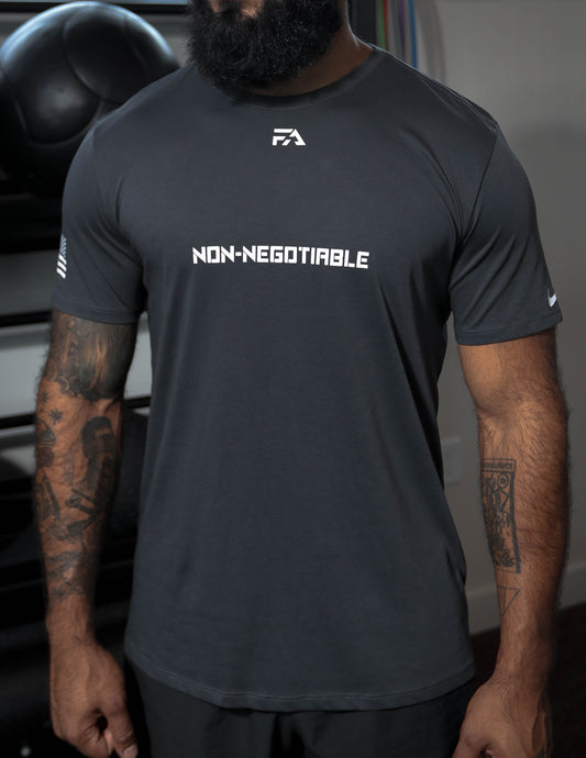 Charcoal Grey Performance tee