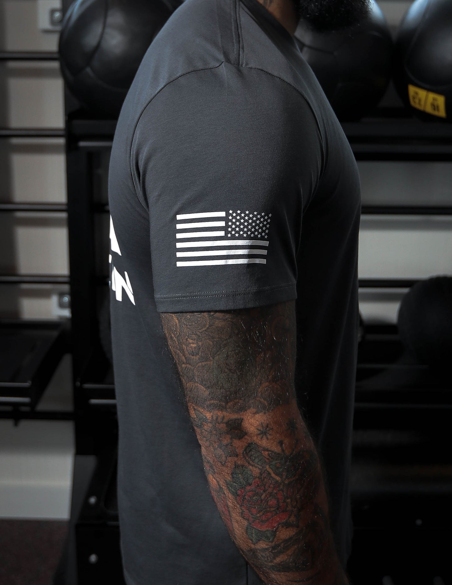 Charcoal Grey Performance tee