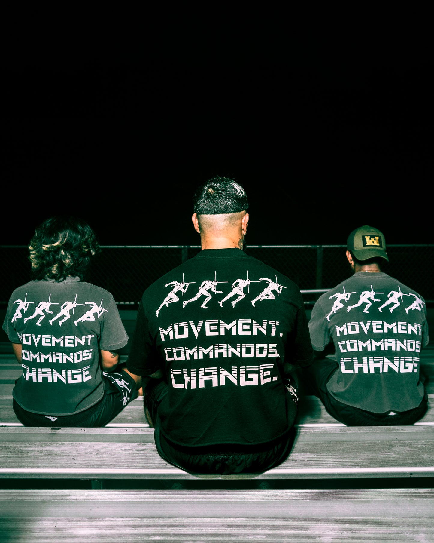 "MOVEMENT COMMANDS" CROP TEE